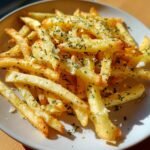 Delicious Air Fryer Garlic Butter Herb Fries
