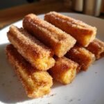 Air Fryer Apple Pie Churro Bites
