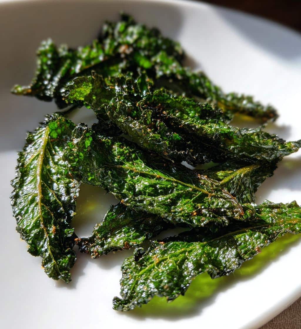 Air Fryer Beet Greens Chips