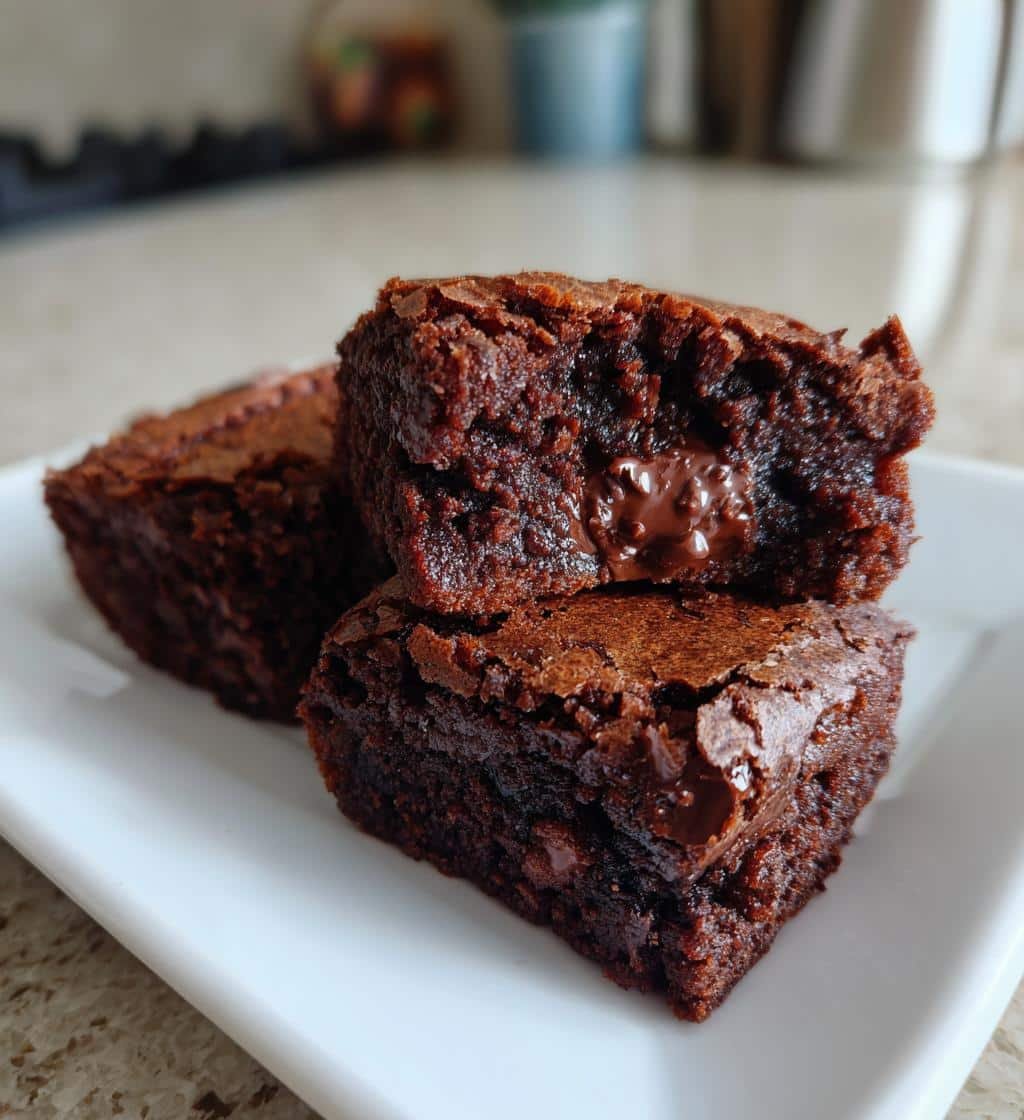 Air Fryer Brownies Fudgy - detail 1