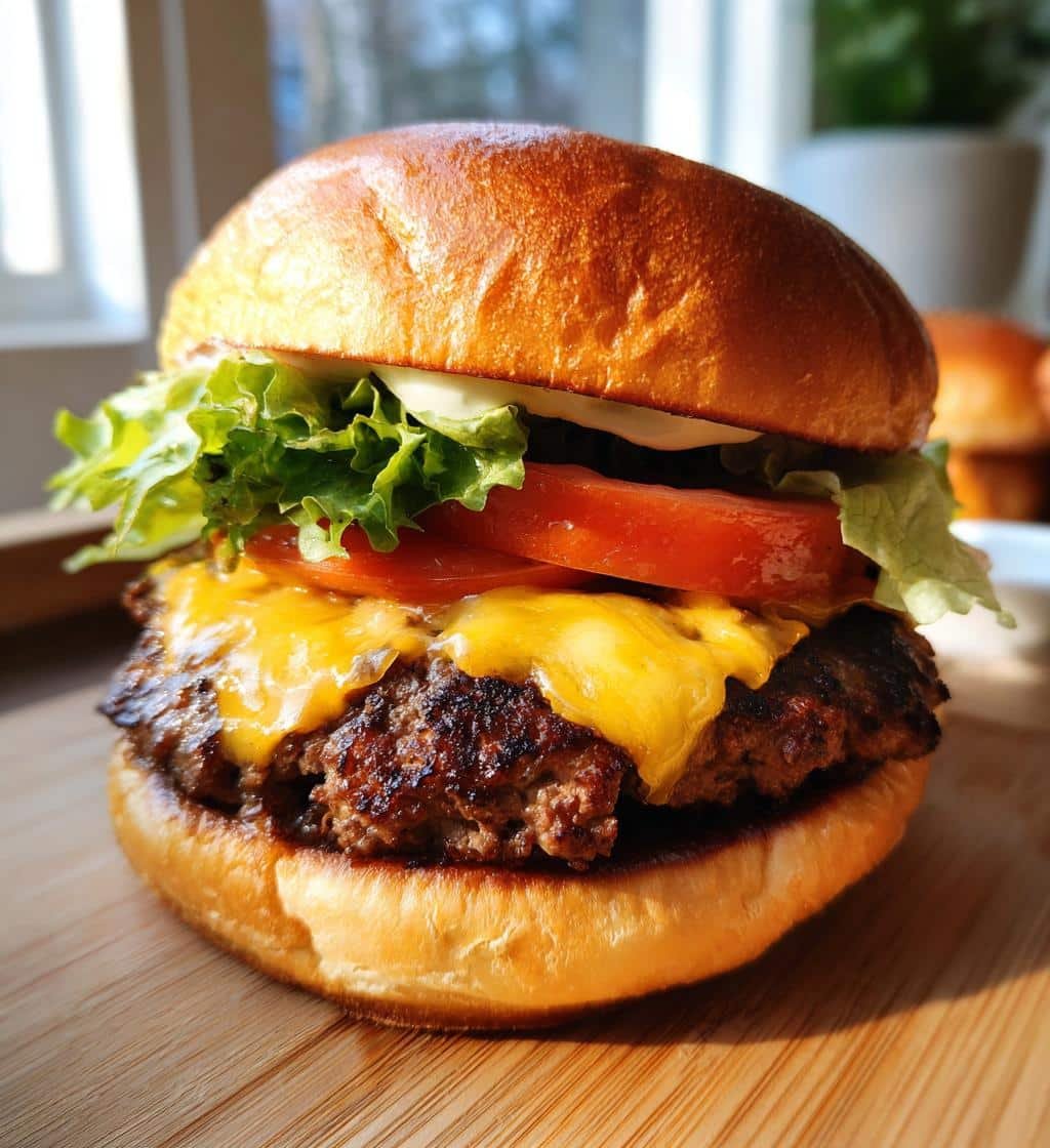 Air Fryer Burger Sandwich - detail 1