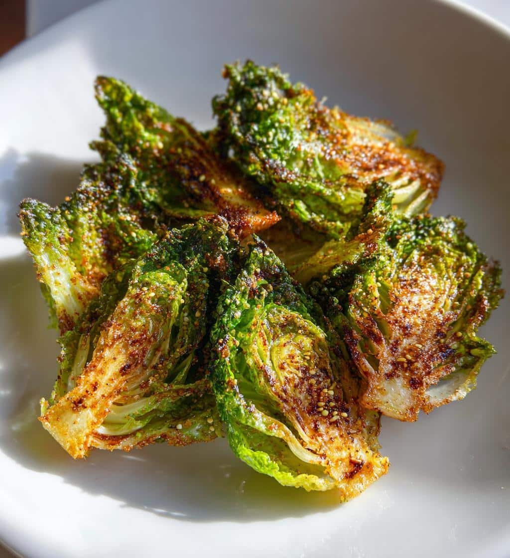 Air Fryer Cabbage Chips