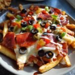 Air Fryer Cheezy Pizza Fries