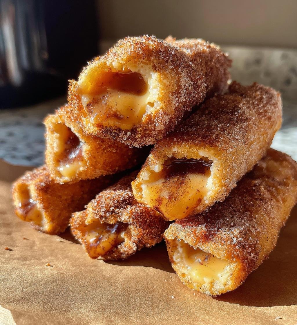 Air Fryer Churros Dulce de Leche