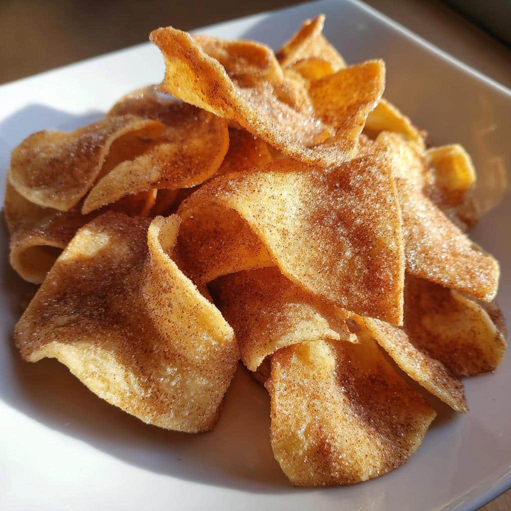 Easy Irresistible Air Fryer Cinnamon Sugar Tortilla Chips in 10 Minutes 4 Air Fryer Cinnamon Sugar Tortilla Chips - detail 1