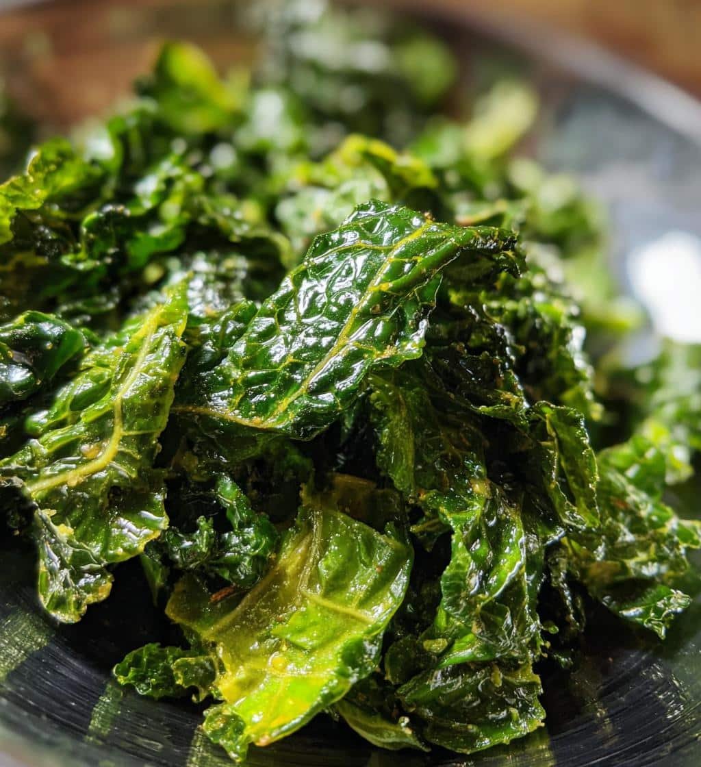 Air Fryer Collard Green Chips: 5 Steps to Crunchy Bliss 4 Air Fryer Collard Green Chips - detail 1