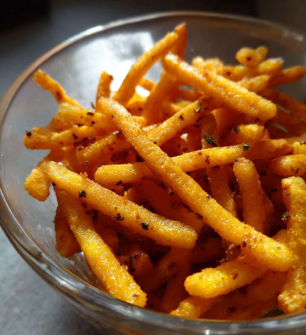 Air Fryer Crispy Chickpea Fries