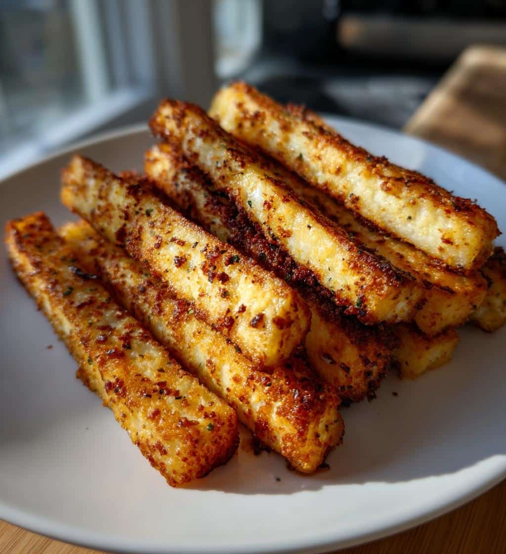 Air Fryer Crispy Cottage Cheese Fries - detail 1