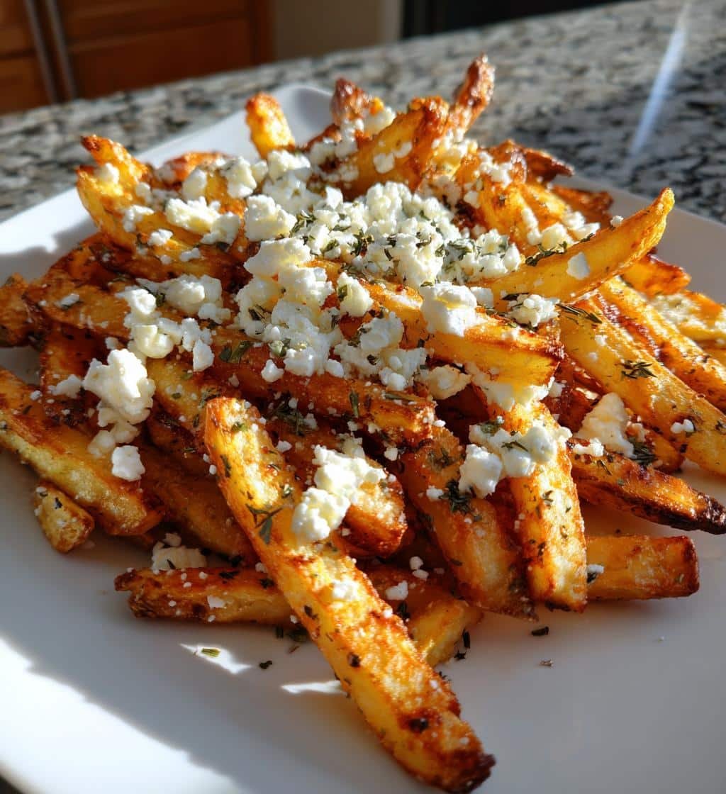 Air Fryer Crispy Feta Herb Fries in 27 Minutes 4 Air Fryer Crispy Feta Herb Fries - detail 1