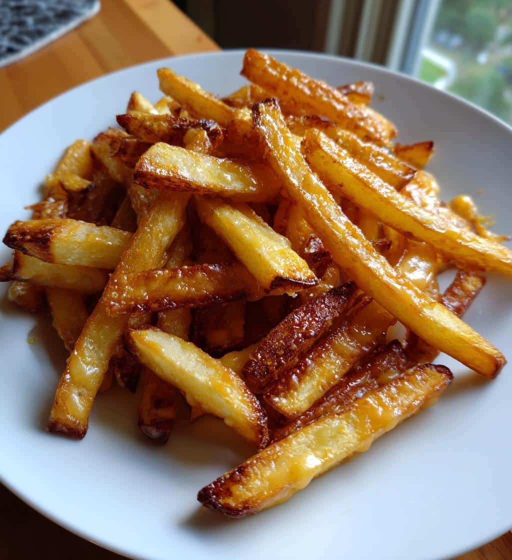 Air Fryer Crispy Jack Cheese Fries