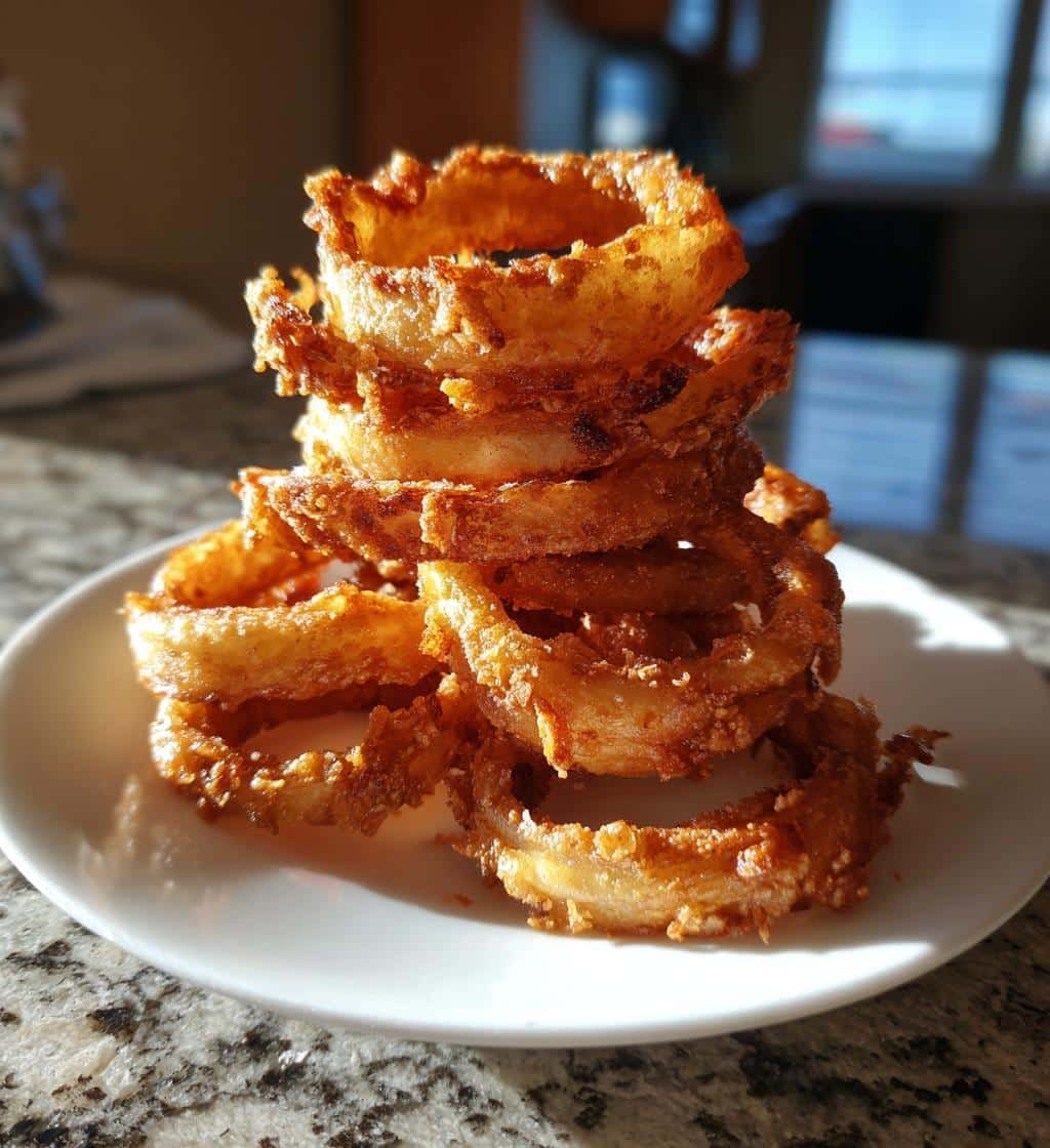 Air Fryer Crispy Onion Rings Fries - detail 1