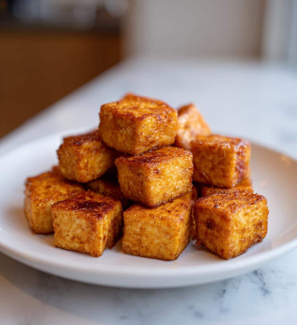 Irresistible 16g-Protein Air Fryer Crispy Tamari Tofu 4 Air Fryer Crispy Tamari Tofu - detail 1
