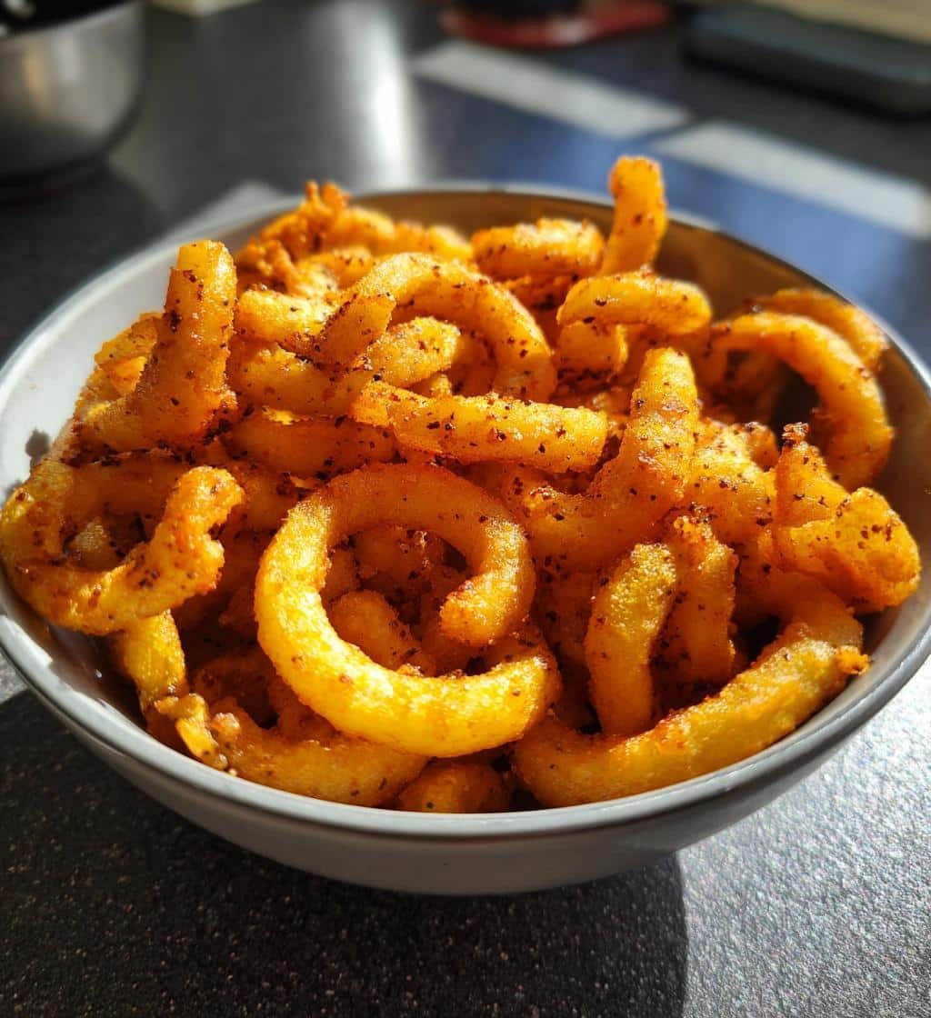 Air Fryer Curly Fries - Cajun