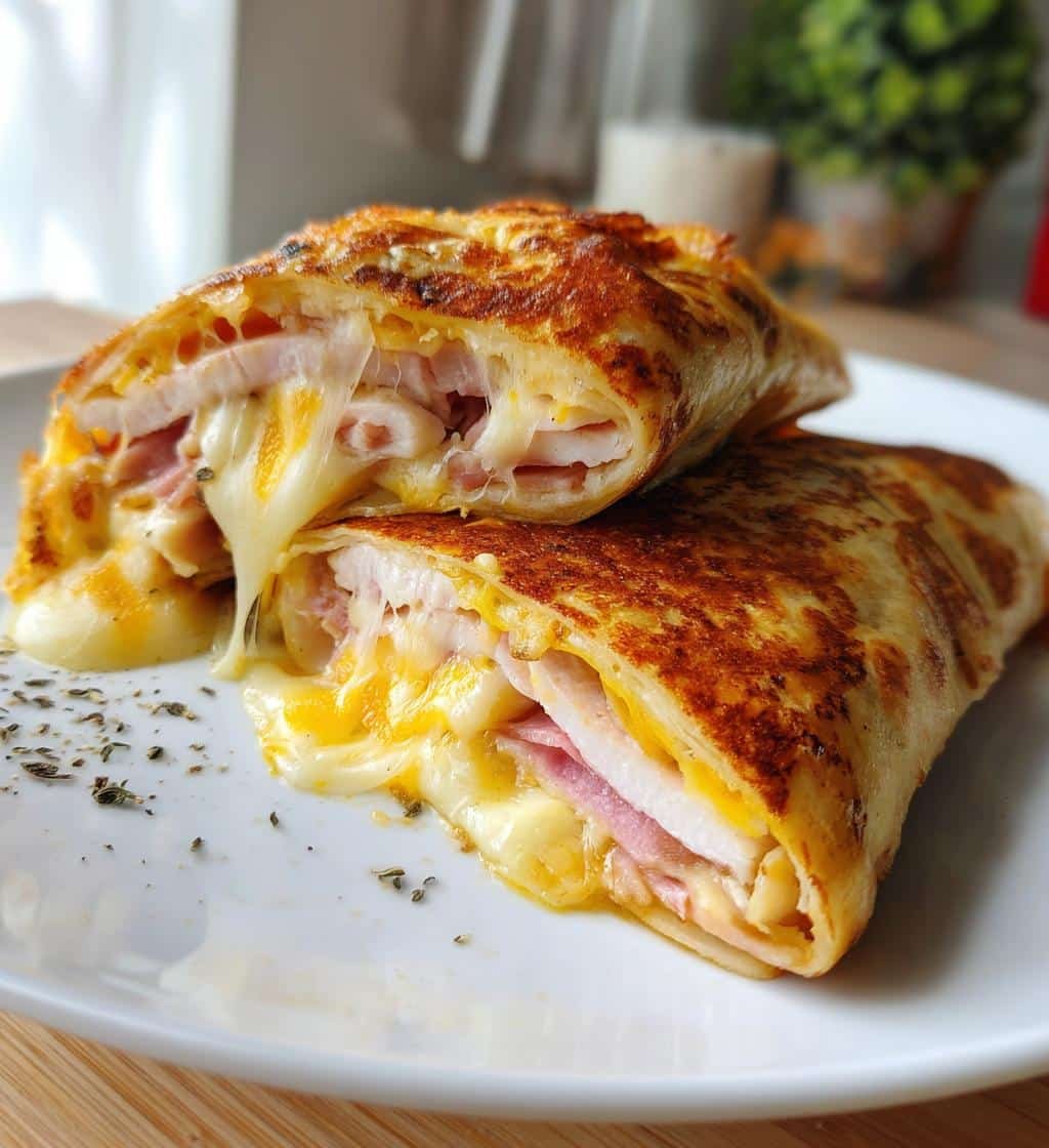 Air Fryer Delicious Chicken Cordon Bleu Wraps