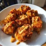 Air Fryer Delicious Crispy Bang Bang Salmon Bites