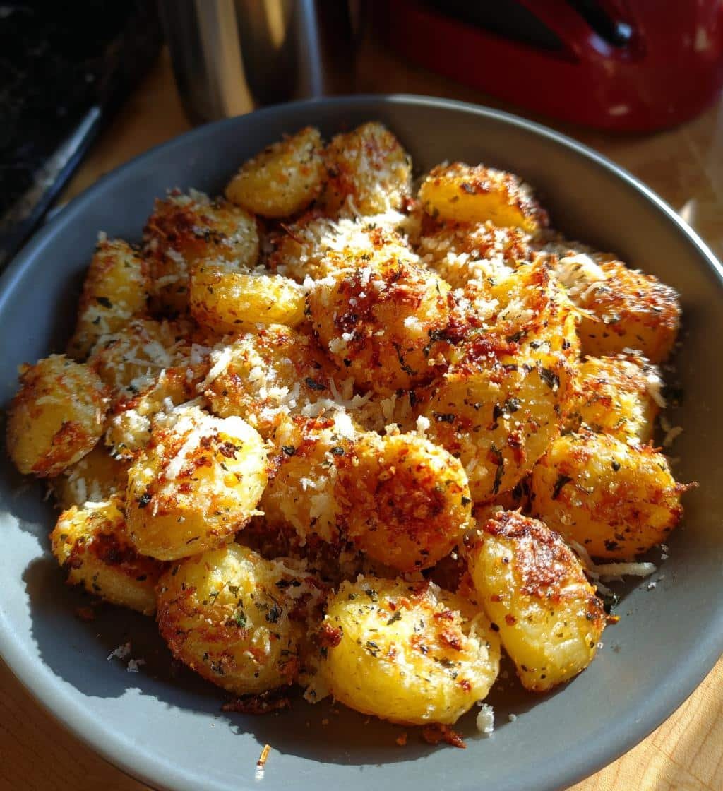 Air Fryer Delicious Crispy Parmesan Potatoes - detail 1