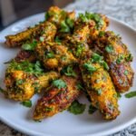Air Fryer Delicous Thai Green Curry Wings