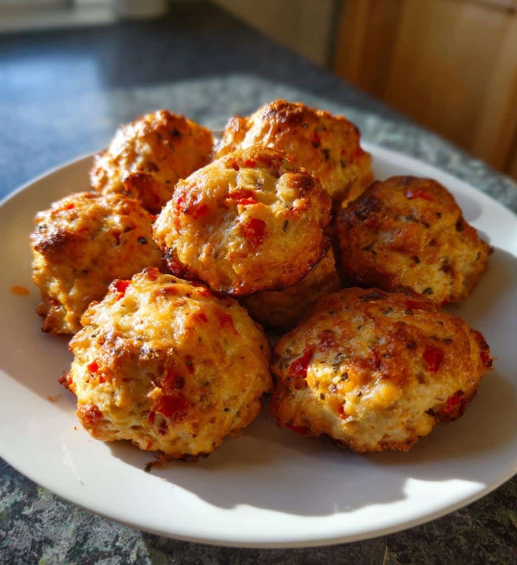 Air Fryer Easy 3-Ingredient Rotel Sausage Balls