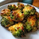 Air Fryer Easy Cheddar Broccoli Chips