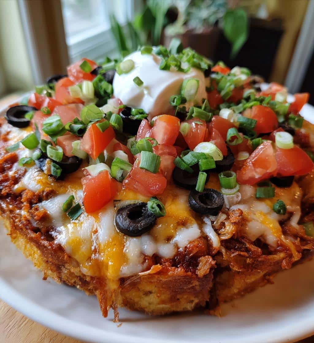 Air Fryer Easy Taco Pizza - detail 1