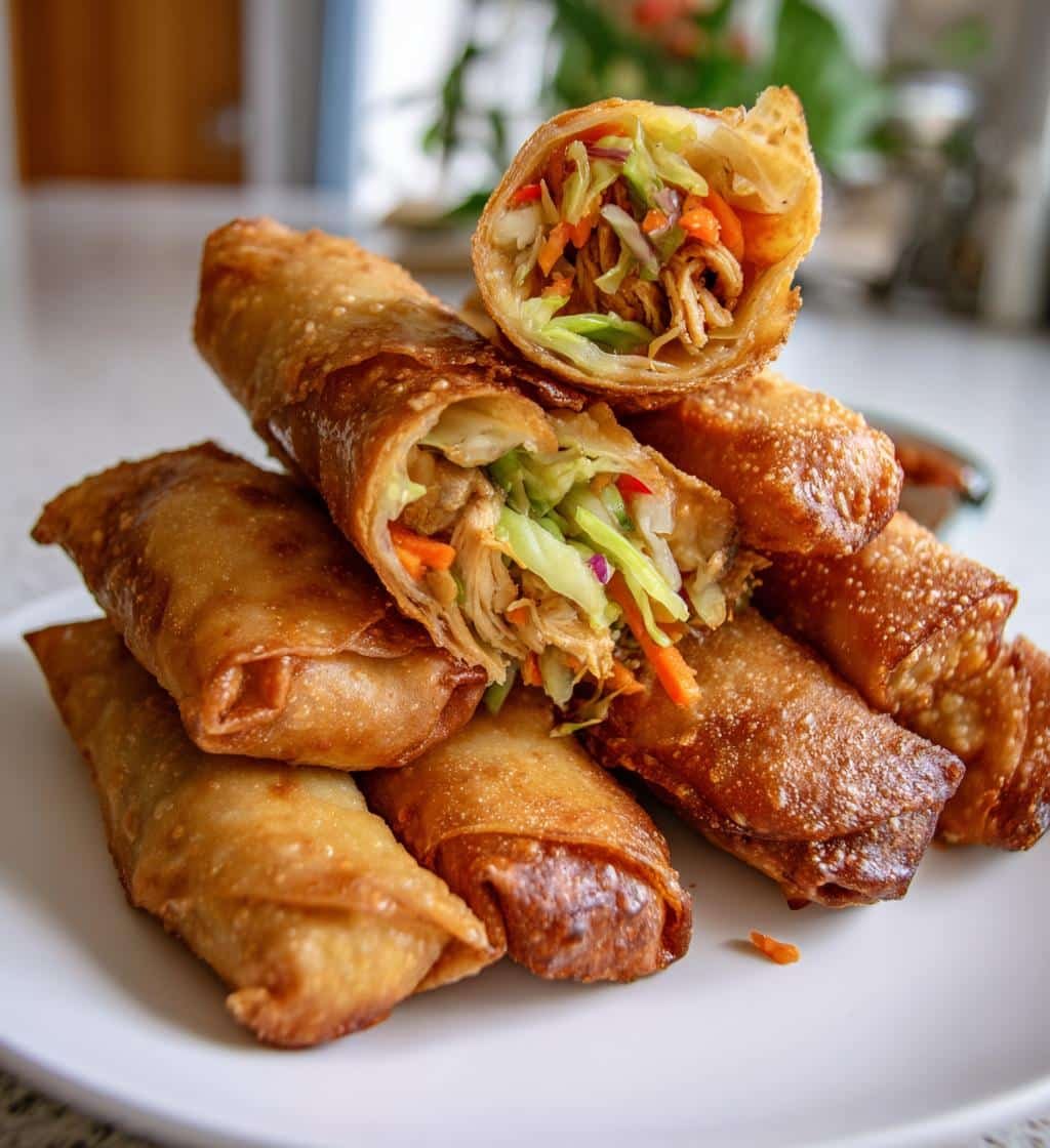 Air Fryer Egg Rolls - Chicken