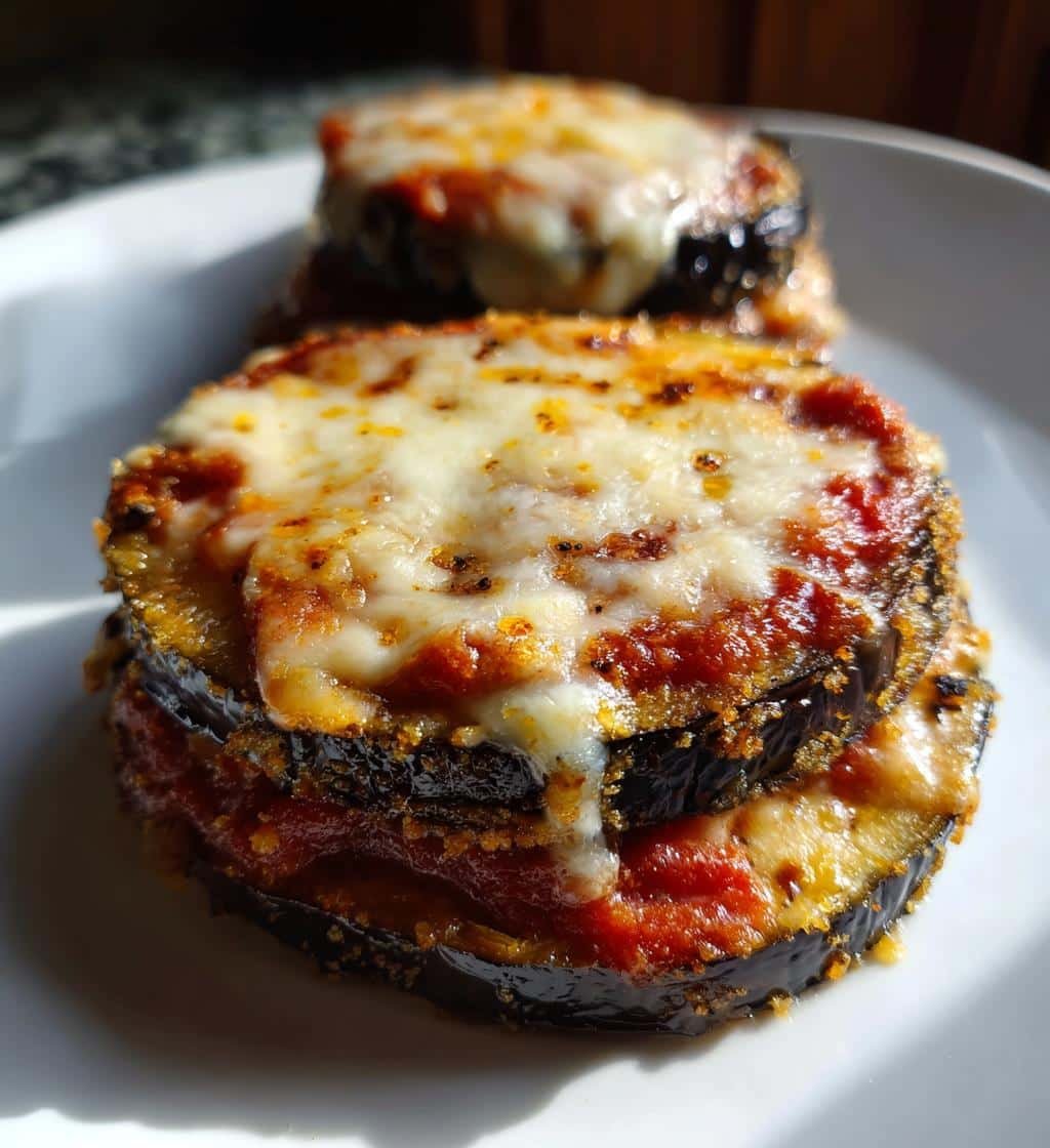 Air Fryer Eggplant Parmesan Veggie
