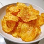 Air Fryer Garlic Baby Potato Chips