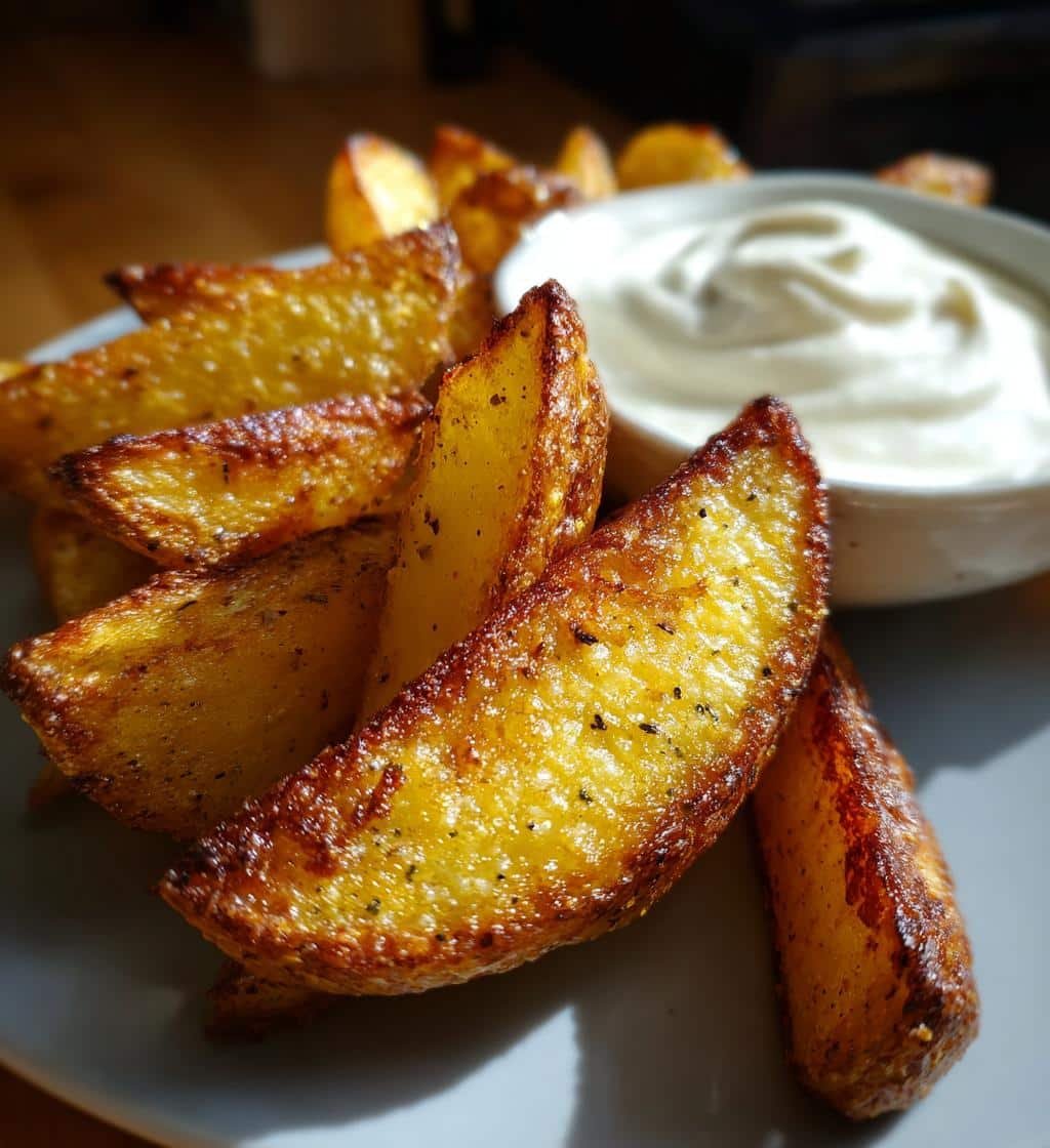Air Fryer Garlic Herb Aioli Creamy Wedges - detail 1