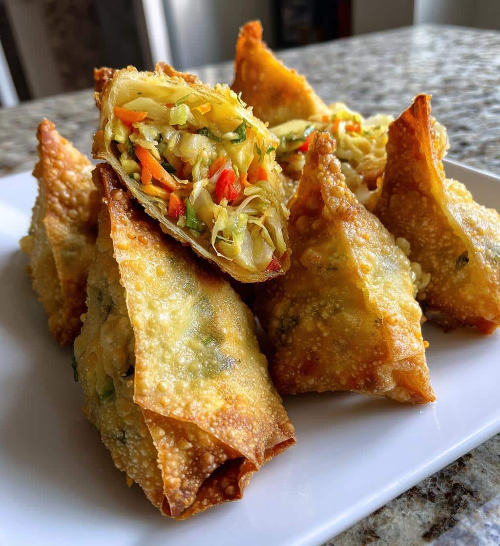 Air Fryer Homemade Egg Rolls Vegetable - detail 1