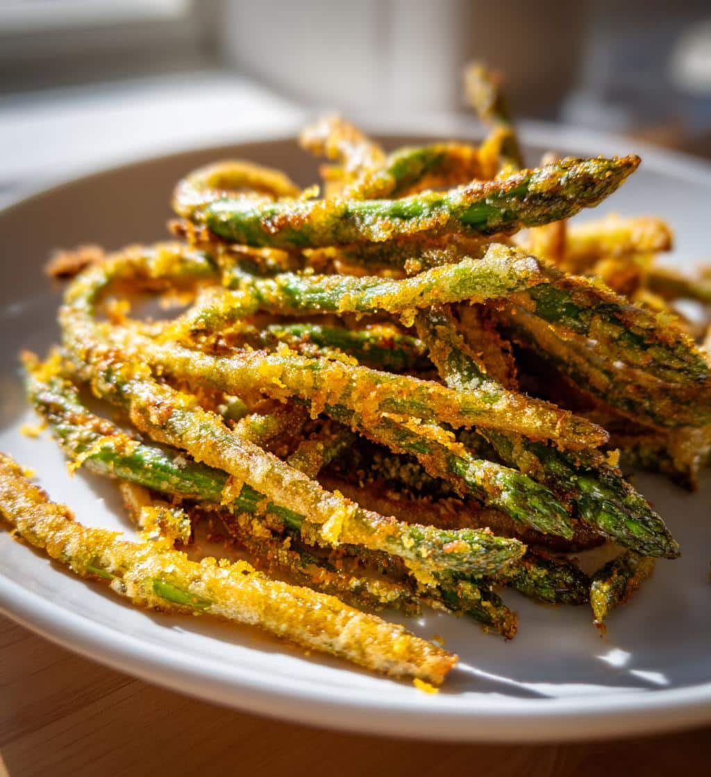 Air Fryer Homemade Lemon Asparagus Chips - detail 1