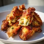 Air Fryer Jalapenño Popper Wings