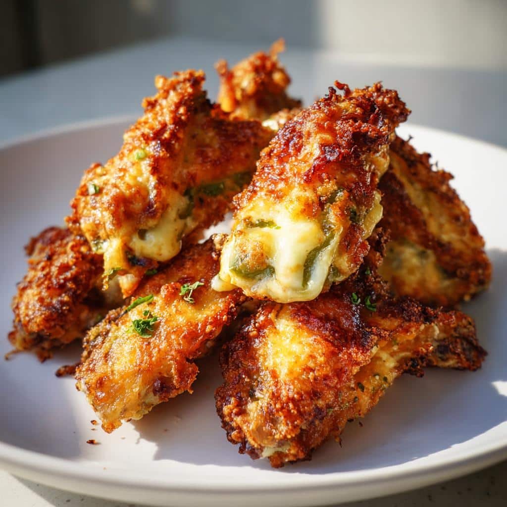 Air Fryer Jalapenño Popper Wings