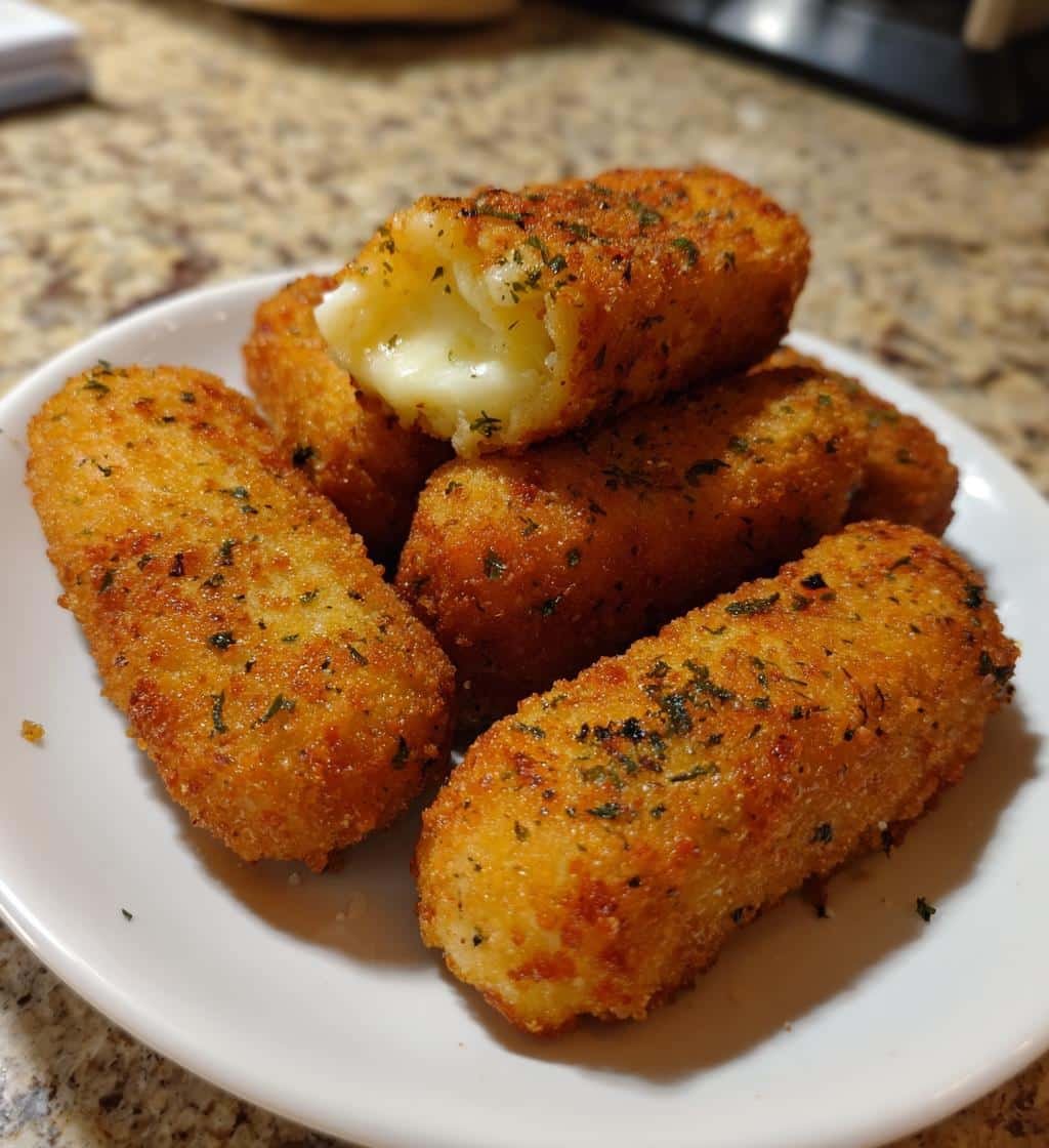 Air Fryer Keto Mozzarella Sticks - detail 1