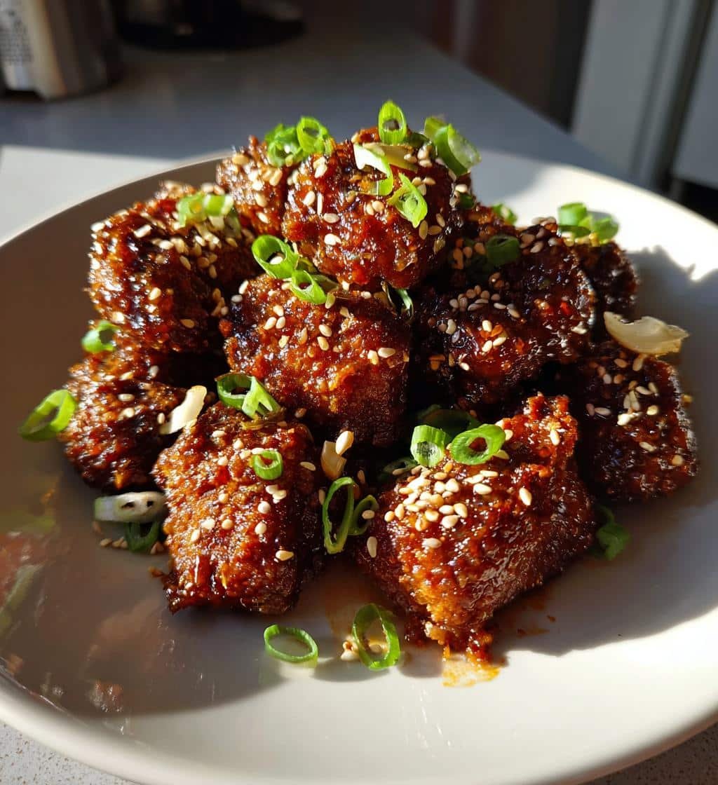 Air Fryer Korean Bulgogi Nuggets