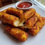 Air Fryer Low-Carb Mozzarella Sticks