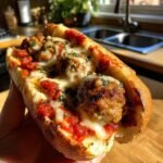 Air Fryer Meatball Sub