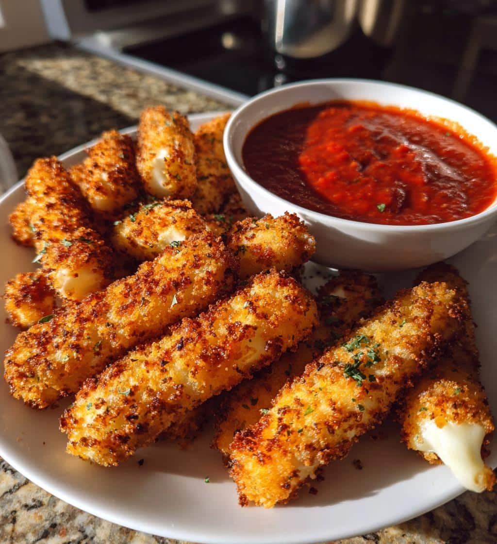 Air Fryer Mozzarella Stick Fries - detail 1