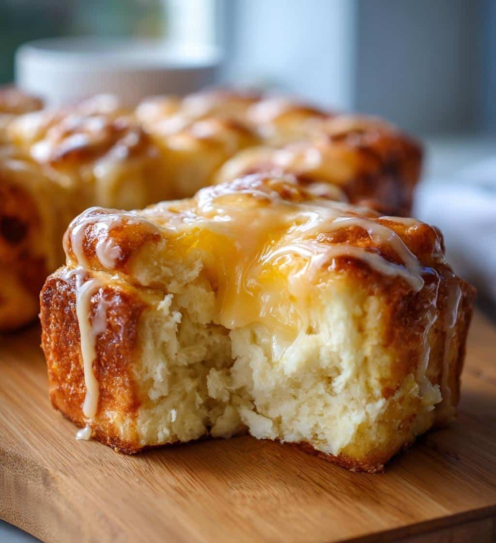 Air Fryer Orange Creamsicle Sweet Rolls