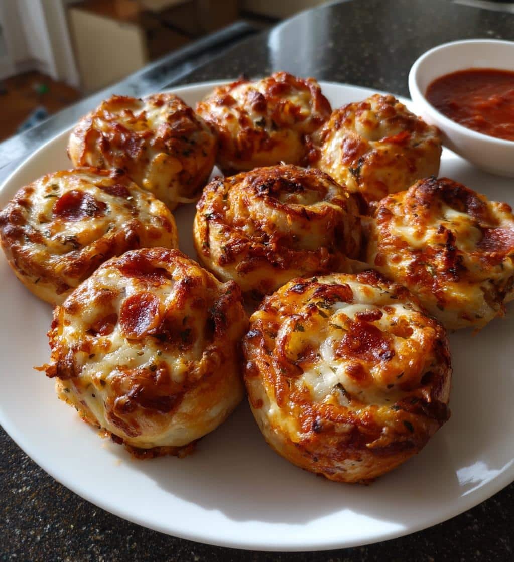 Air Fryer Pizza Rolls - Pepperoni