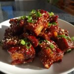 Air Fryer Pork Ribs Korean Glazed