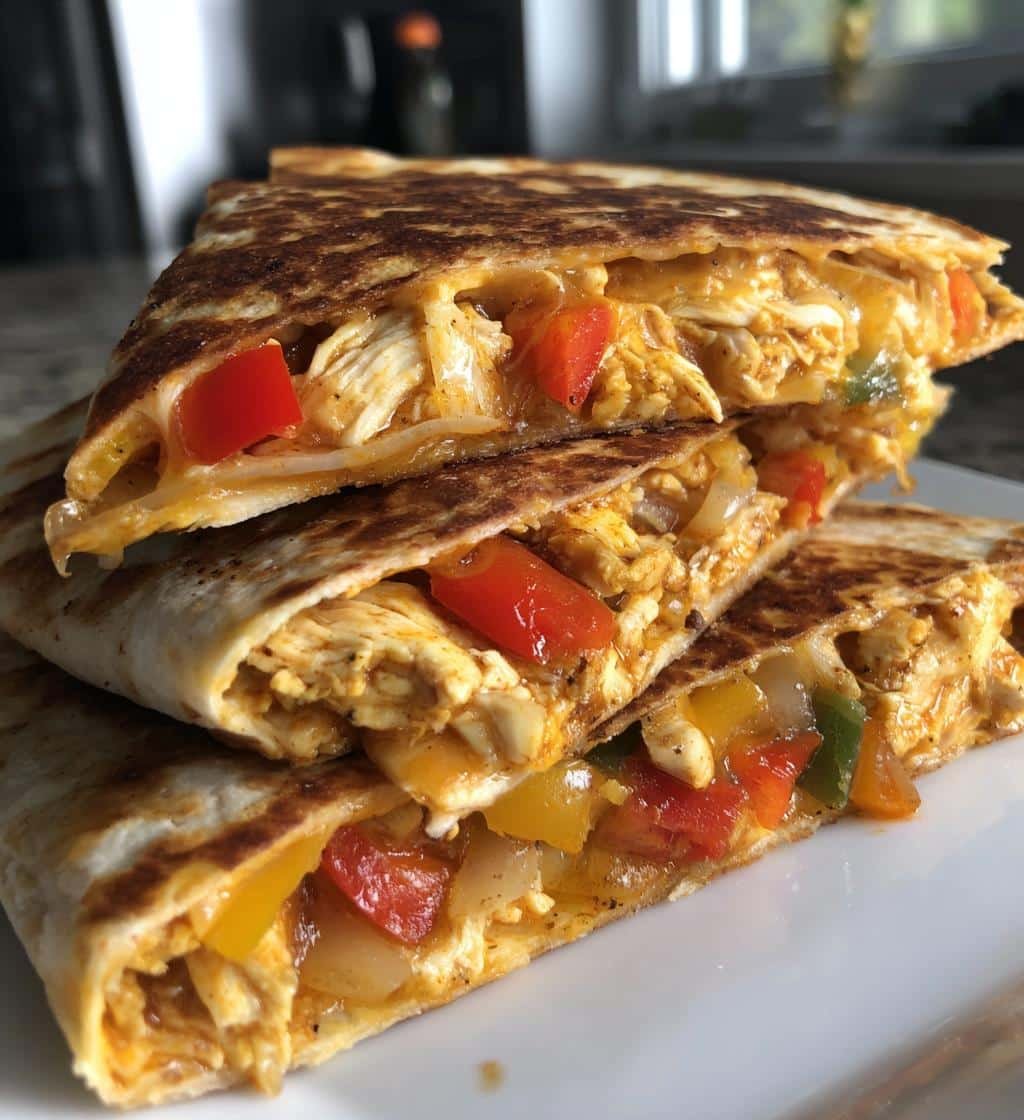 Air Fryer Quesadilla Chicken