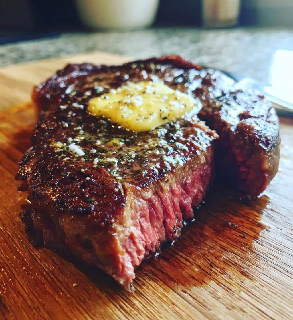 Air Fryer Ribeye Butter Basted - detail 1