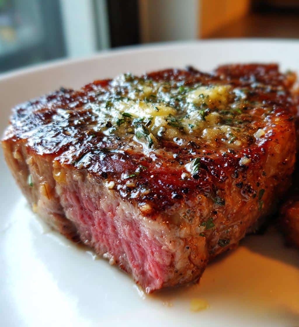 Air Fryer Ribeye Butter Basted