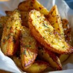 Air Fryer Rosemary Garlic & Parmesan Wedges