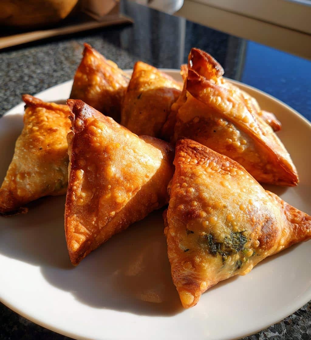 3 Secrets to Amazing Air Fryer Samosas Spinach Potato! 4 Air Fryer Samosas Spinach Potato - detail 1