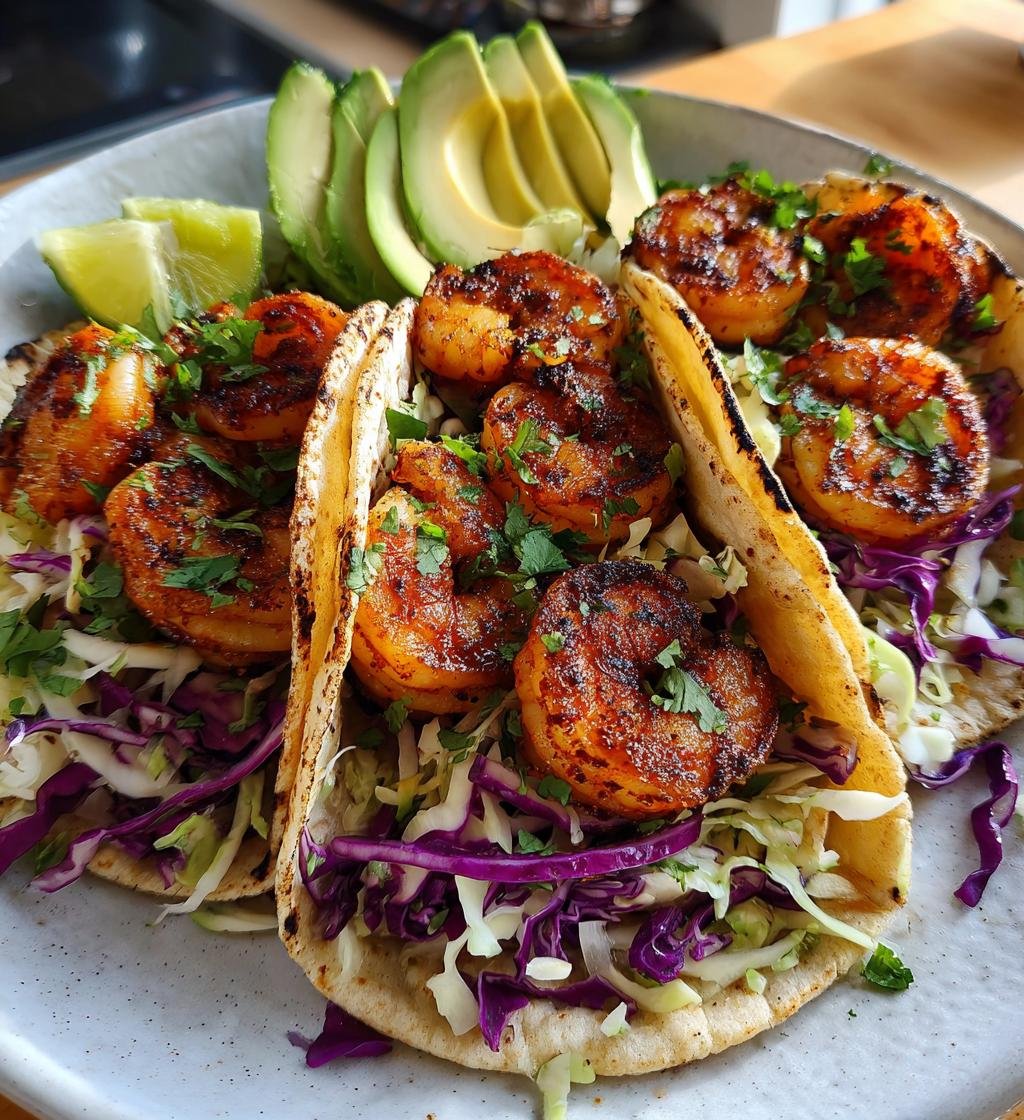Air Fryer Shrimp Tacos Garlic Lime