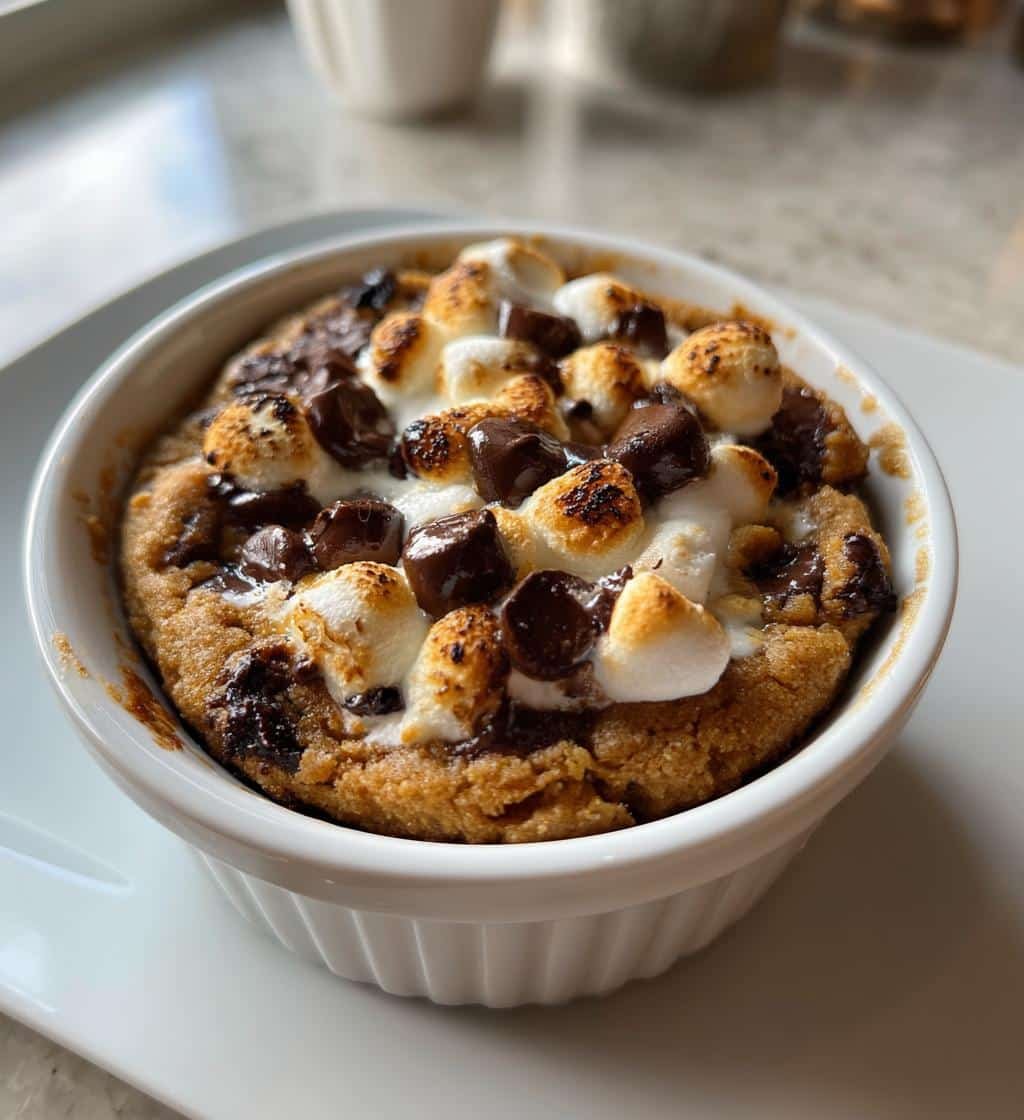 Air Fryer S'mores Cookie Version