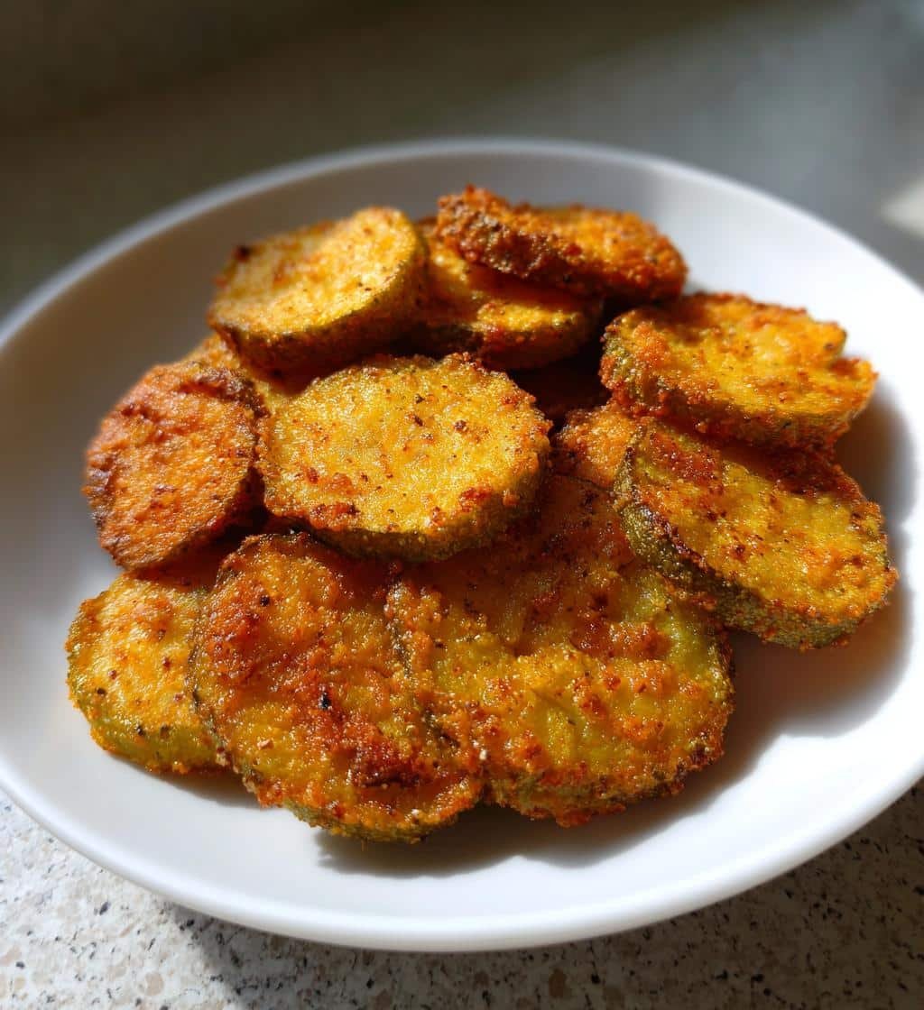 Air Fryer Spicy Pickle Chips - detail 1
