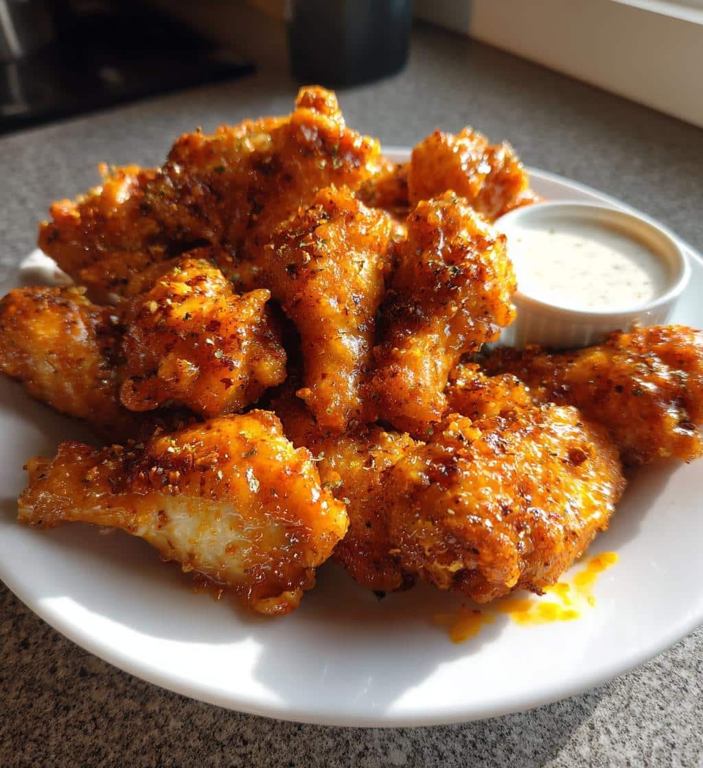Air Fryer Spicy Ranch Buffalo Wings - detail 1