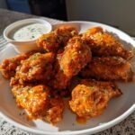 Air Fryer Spicy Ranch Buffalo Wings